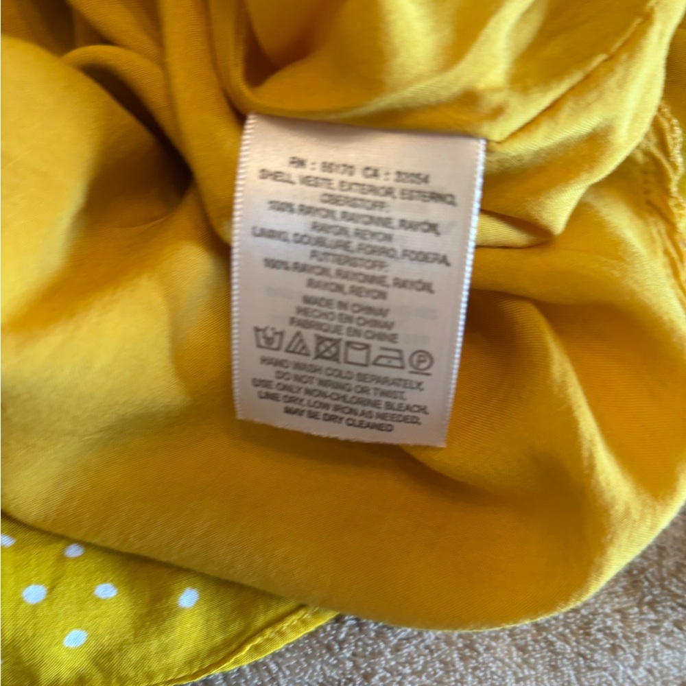 Maeve by Anthropologie gorgeous Yellow Skirt with Pockets Size S - Picture 9 of 9